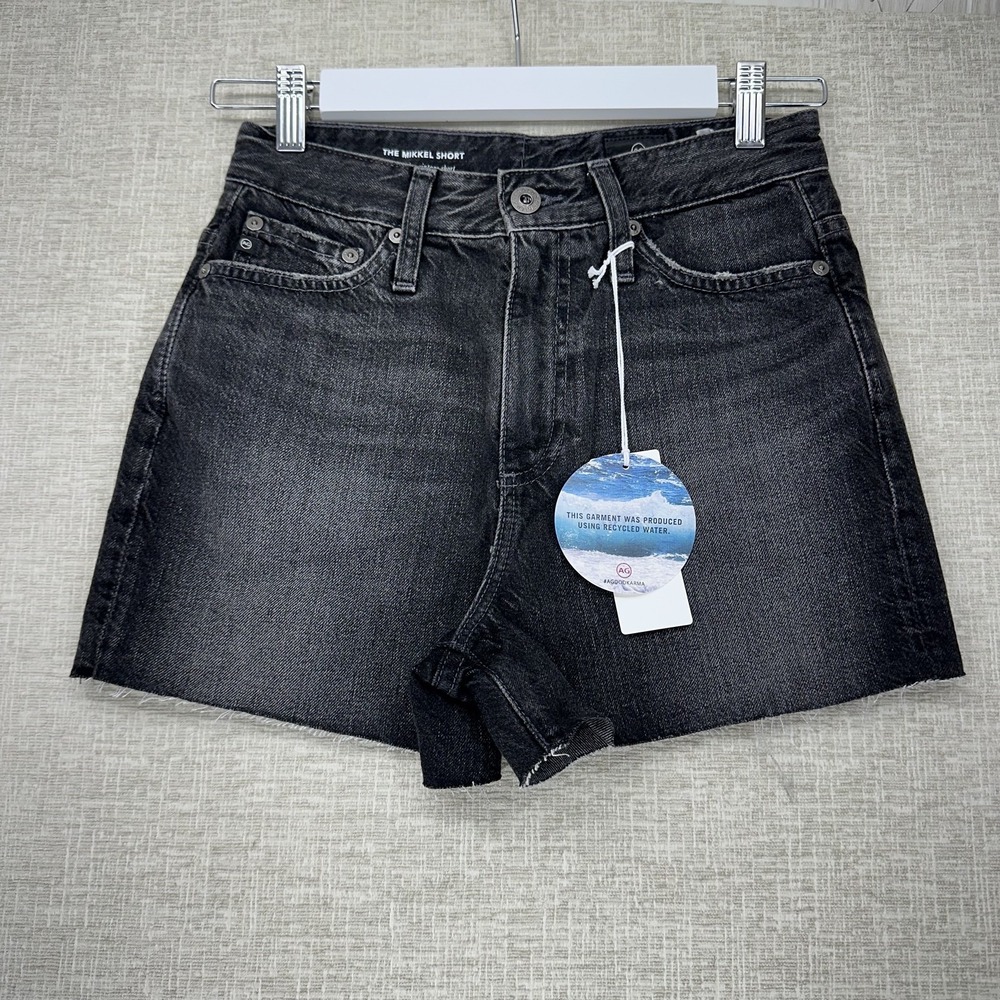AG Adriano Goldschmied Shorts Womens 24 Mikkel High Rise Denim Cutoff Vintage
